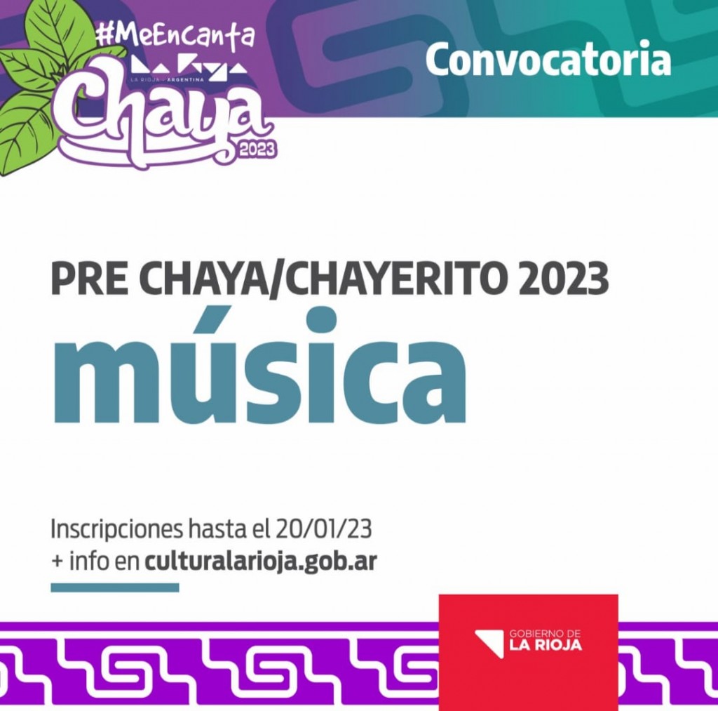  Continúa abierta la convocatoria para Pre Chaya y Chayerito 2023