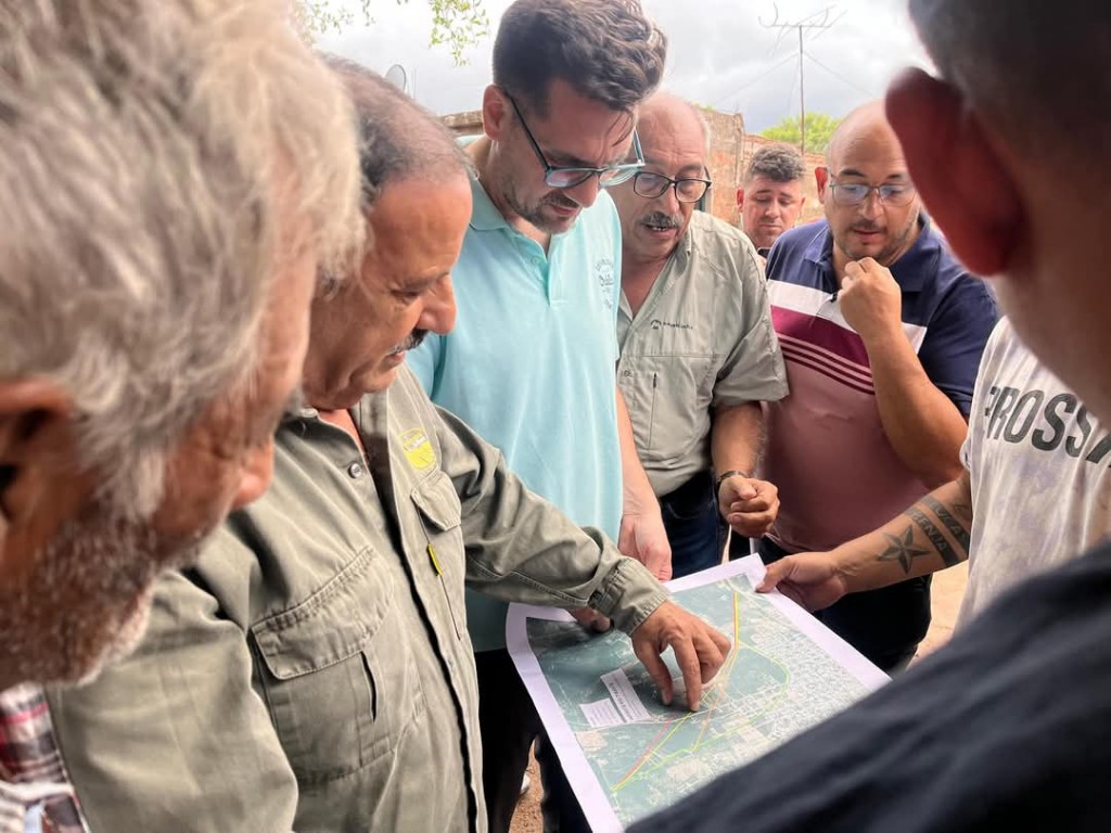 Quintela llegó a Chamical para asistir a los damnificados por las inundaciones