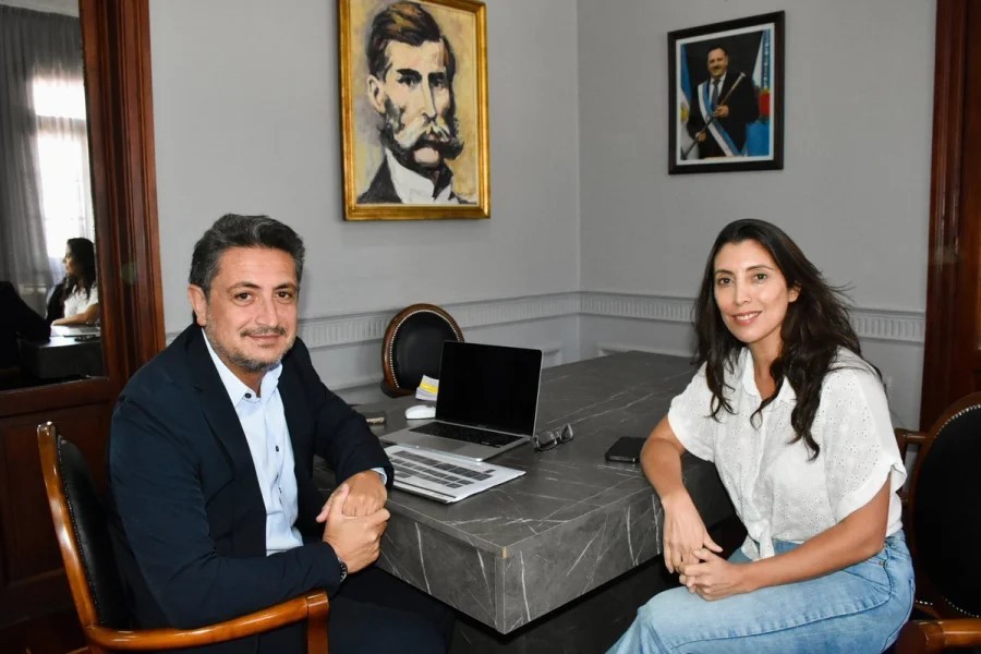 Ricardo Herrera se reunió con la senadora Florencia López