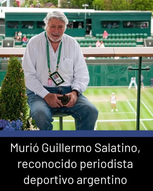 Falleció Guillermo Salatino, referente indiscutido del periodismo de tenis argentino