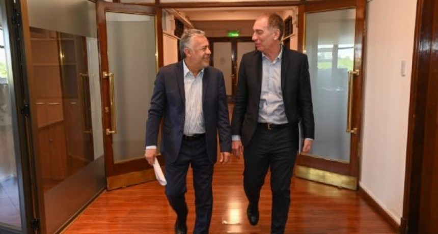 Santilli se reunió con el gobernador de Mendoza