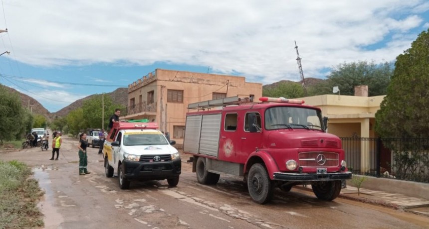 El gobierno restableció los servicios en Villa Mazán