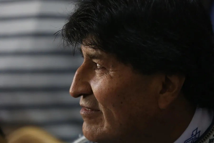 Evo Morales anunció su candidatura a presidente