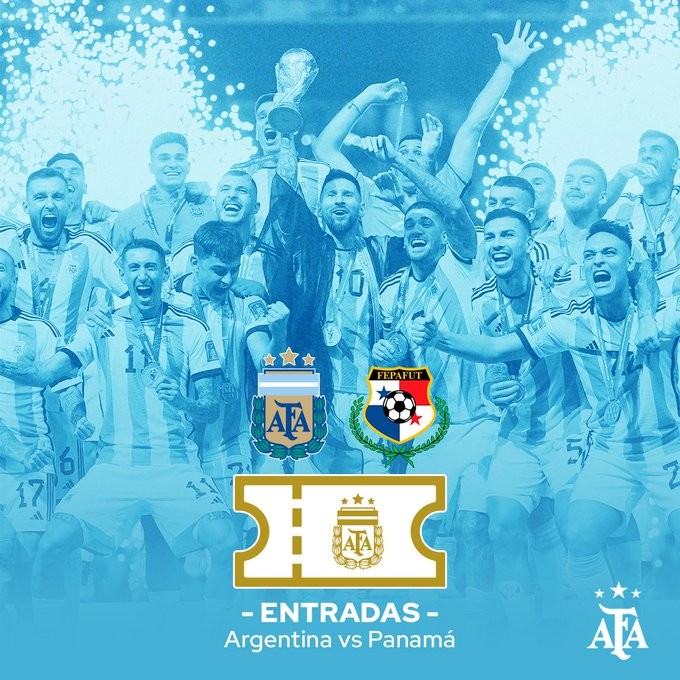 Comienza la venta de las entradas para el amistoso Argentina-Panamá