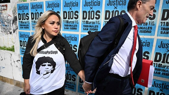  Comenzó el juicio por la muerte de Diego Maradona