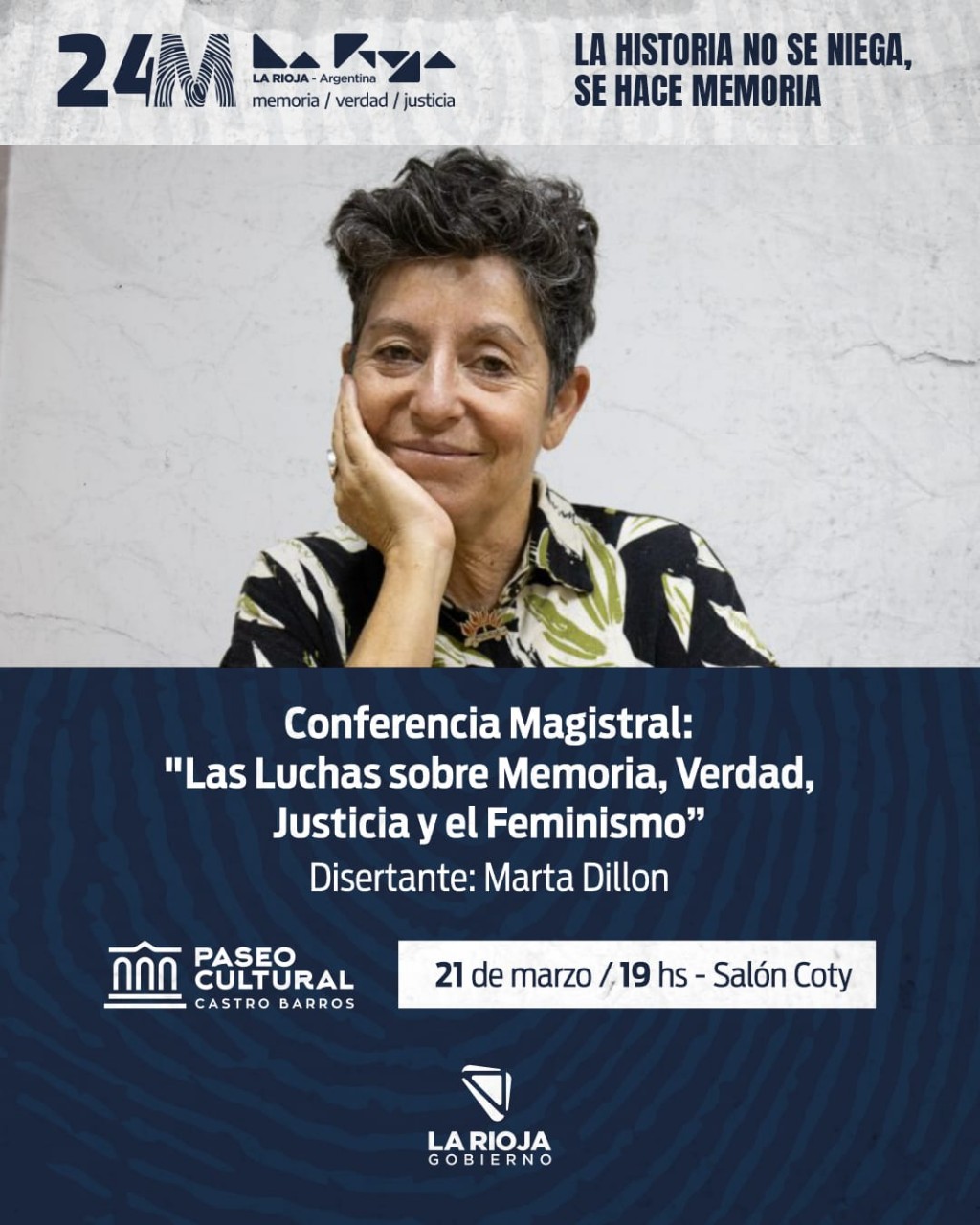 Semana de la Memoria: Marta Dillon disertará sobre “Las Luchas sobre Memoria, Verdad, Justicia y el Feminismo”