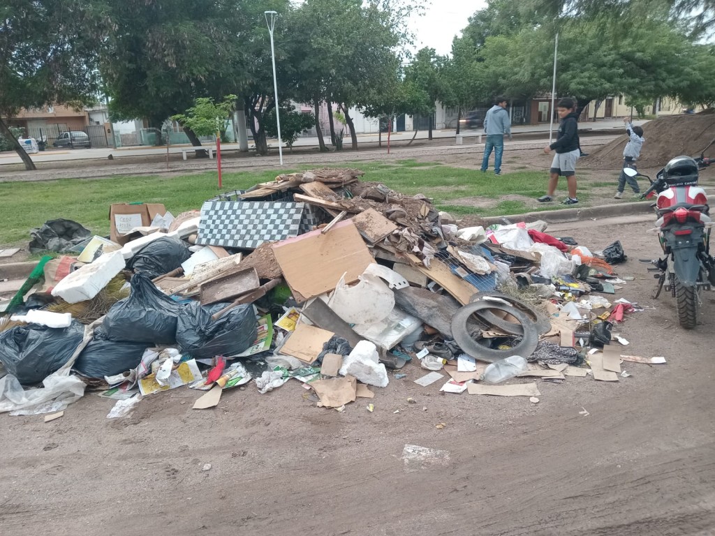 Multan a un ciudadano capitalino por arrojar basura en un predio limpiado recientemente