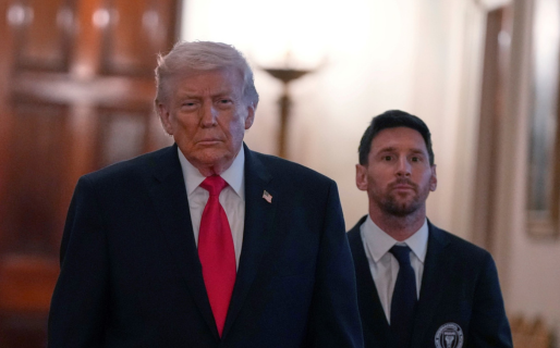 Messi y Trump en la Casa Blanca: homenaje al Inter Miami campe&oacute;n y bromas sobre Pel&eacute;