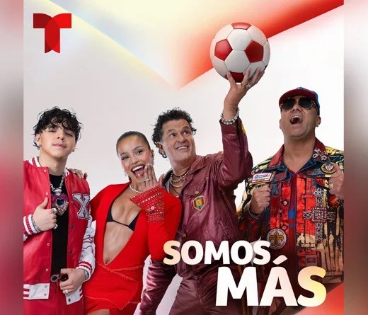 Carlos Vives, Emilia, Wisin y Xavi lanzan &ldquo;Somos M&aacute;s&rdquo;, el himno latino para el Mundial 2026