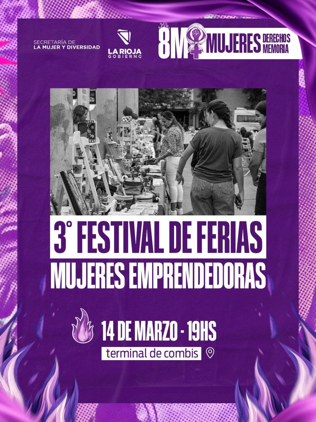 Festival de ferias y charla para visibilizar el trabajo de mujeres emprendedoras