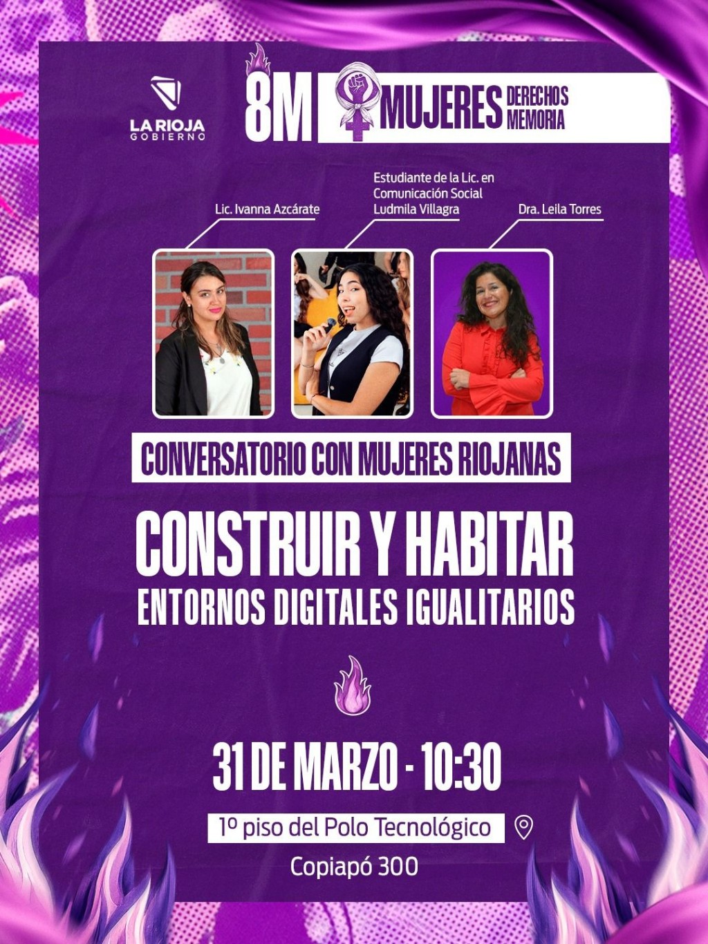 Se realiza el conversatorio &ldquo;Construir y Habitar entornos digitales igualitarios&ldquo; 