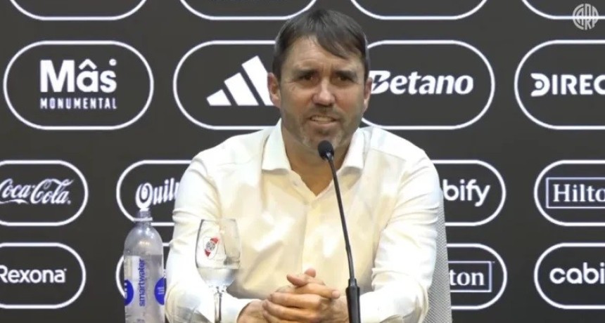 Con car&aacute;cter y ambici&oacute;n: Eduardo Coudet fue presentado como DT de River Plate
