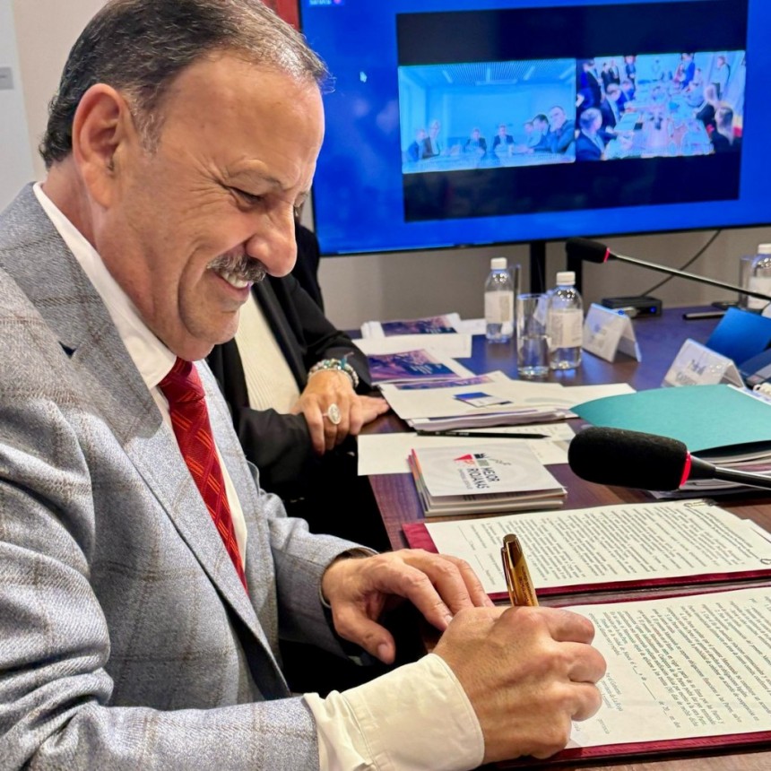 Quintela firmó su primer acuerdo en Rusia apostando al crecimiento financiero de La Rioja