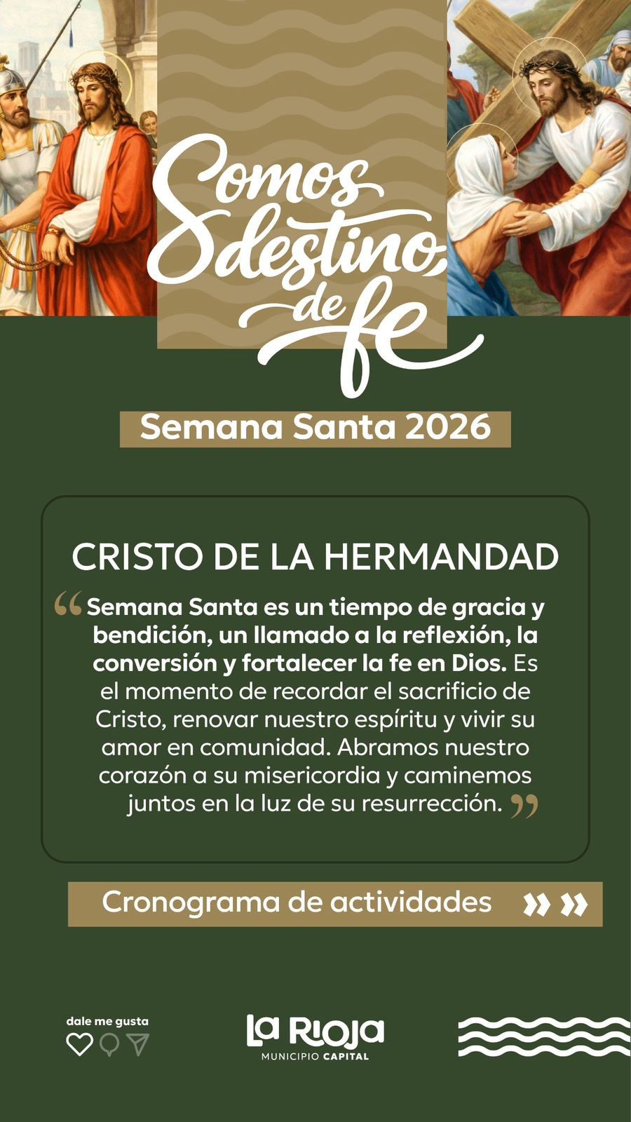 Semana Santa con actividades en el Cristo de la Hermandad