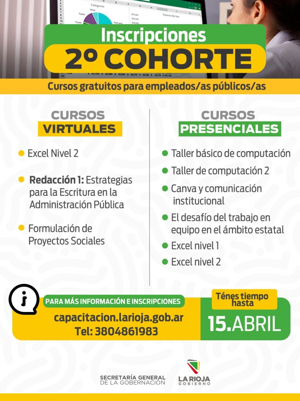 La Provincia abre inscripciones para nuevas capacitaciones destinadas a agentes p&uacute;blicos