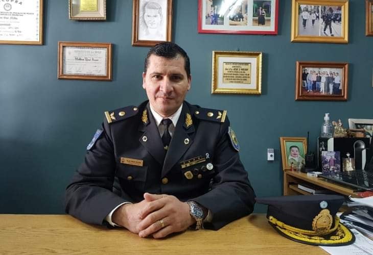 Ren&eacute; Molina asume como jefe de la policia de La Rioja