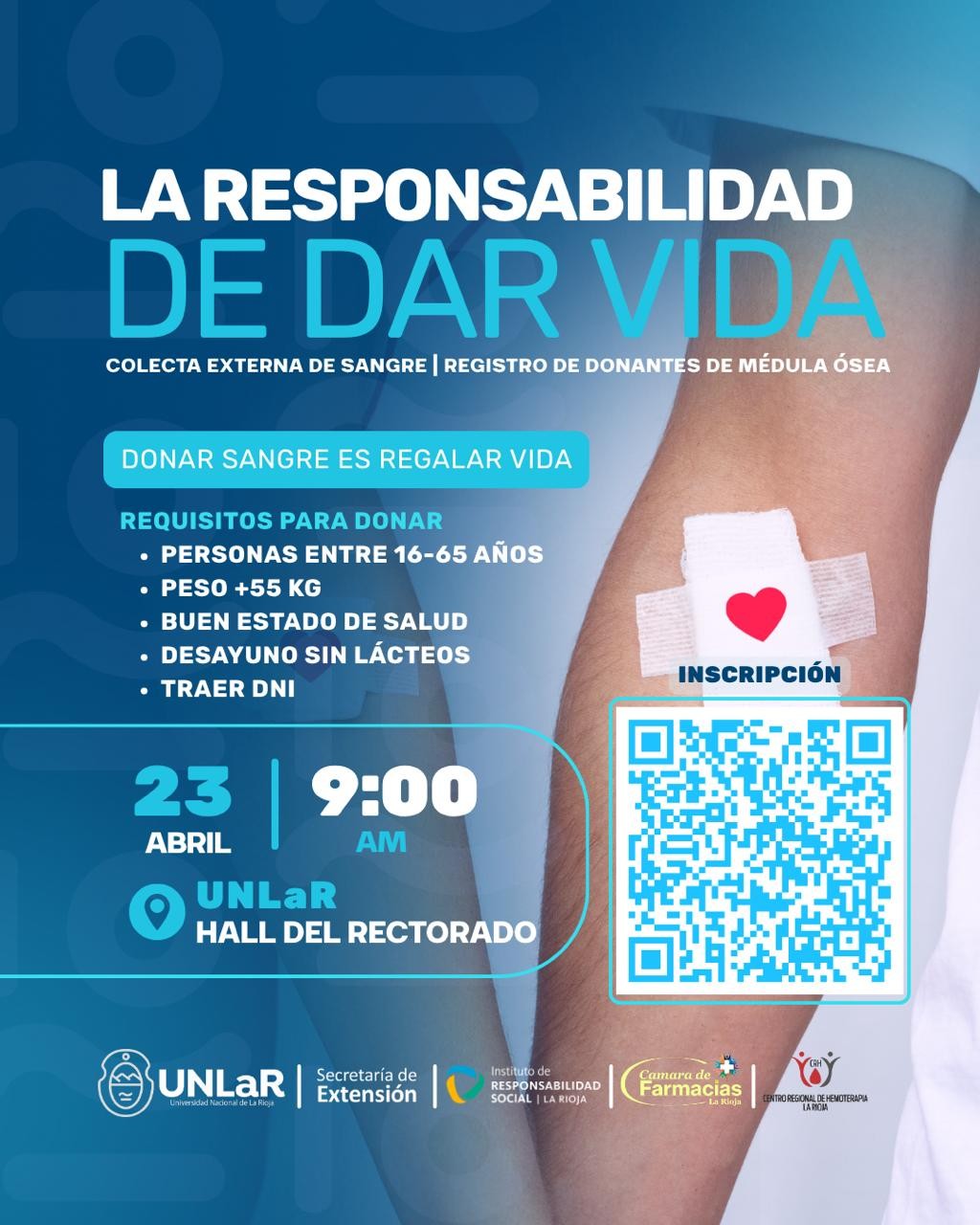 Donar salva vidas y las empresas se suman: La Rioja activa el Mes de la Responsabilidad Social