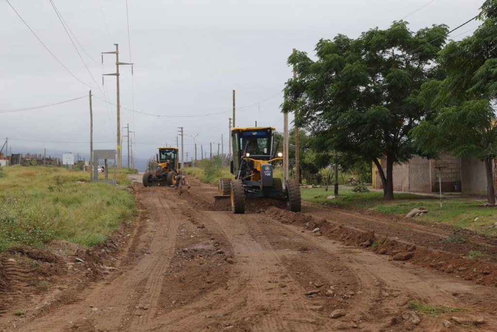 Rioja Vial trabajo en el Barrio Las Talas