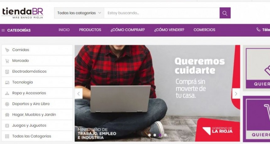 Banco Rioja lanz&oacute; la plataforma de venta electr&oacute;nica "Tienda BR"