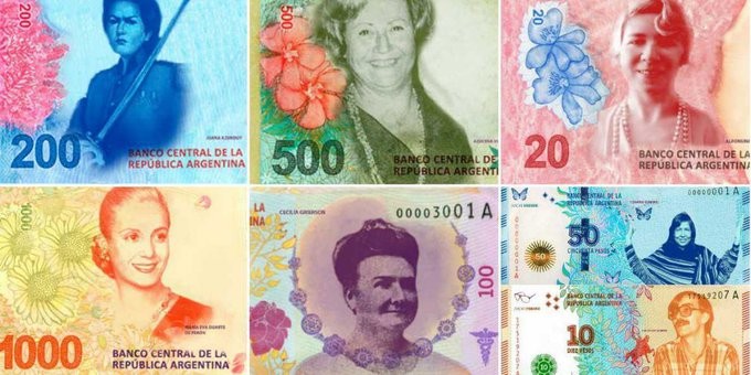 Alberto Fernández presenta los nuevos billetes con próceres y heroínas que forman parte de la historia argentina