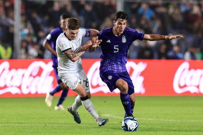  Mundial Sub-20: Argentina goleó a Nueva Zelanda y se quedó con el primer lugar del grupo