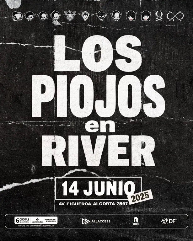 Los Piojos anunciaron que se despiden de una gira histórica en River