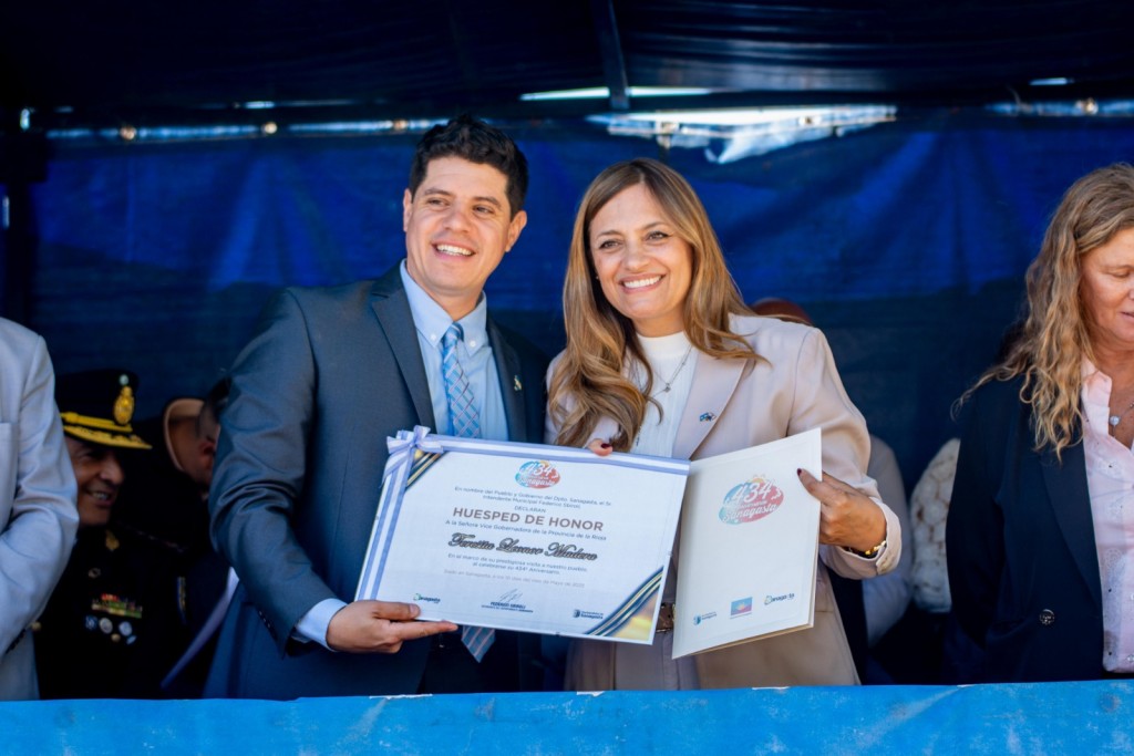 Sanagasta celebró un nuevo aniversario y reafirmó su apuesta al desarrollo regional