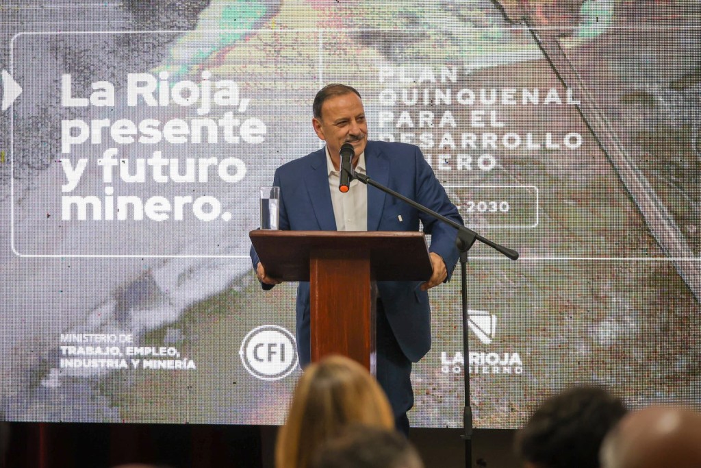 Quintela lanz&oacute; el Plan Minero 2026-2030: apuesta al empleo, proveedores riojanos y desarrollo con control estatal