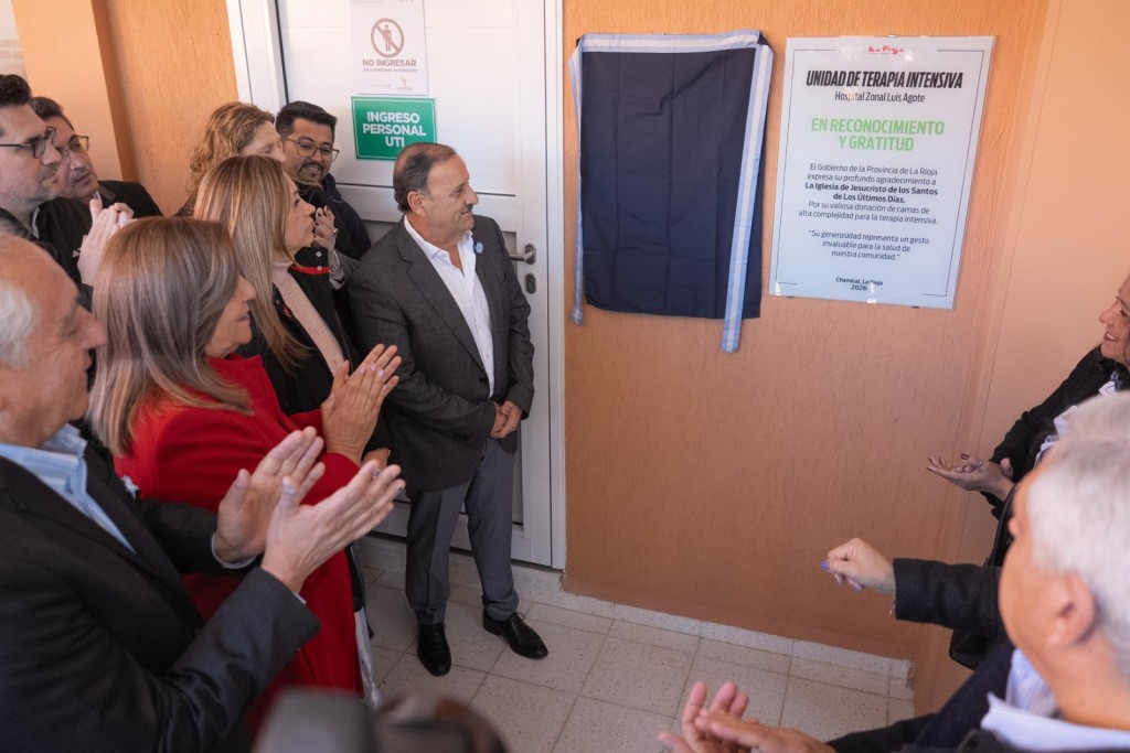 Quintela inaugur&oacute; una nueva terapia intensiva y un renovado servicio de odontolog&iacute;a en el Hospital de Chamical