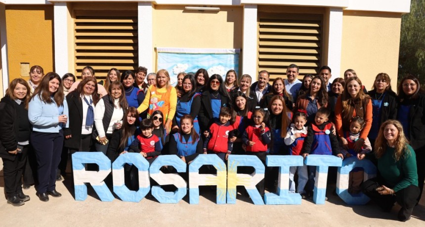 Quintela inaugur&oacute; un nuevo espacio educativo en la tierra de Rosarito
