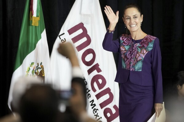 Sheinbaum fue elegida como la primera mujer presidenta de México