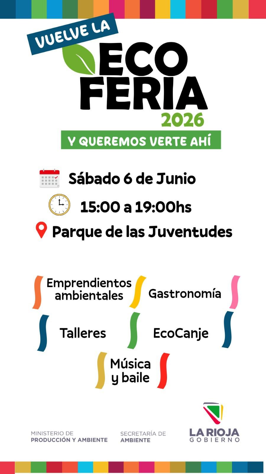 La Eco Feria regresa al Parque de las Juventudes con actividades ambientales, arte y propuestas recreativas  