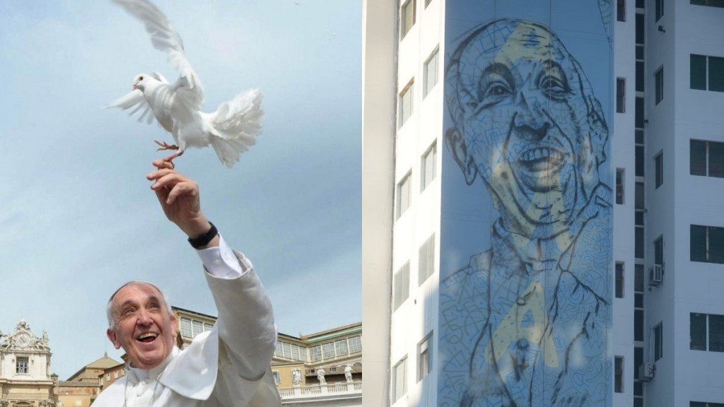 Un colosal homenaje: el Papa Francisco inmortalizado en La Plata