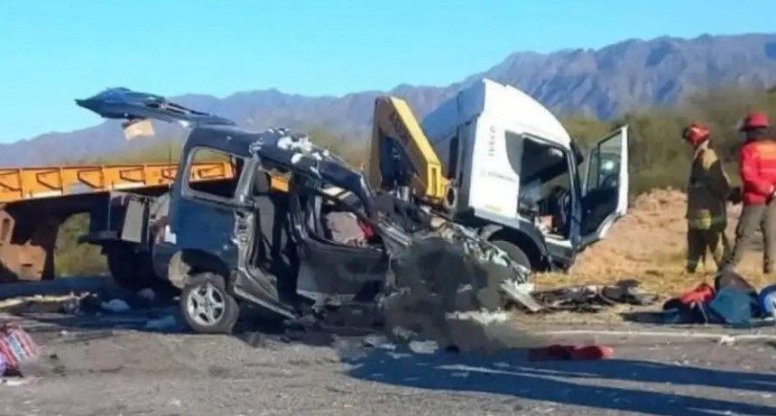 Trágico accidente en La Rioja por aparente mal estado de la Ruta Nacional 38