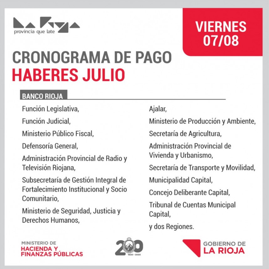 Contin&uacute;a este viernes el pago de sueldos 