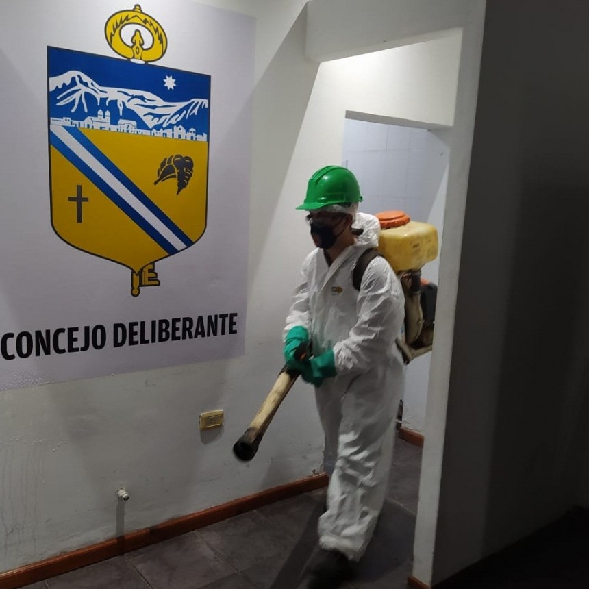 Sanitizaron el Concejo Deliberante