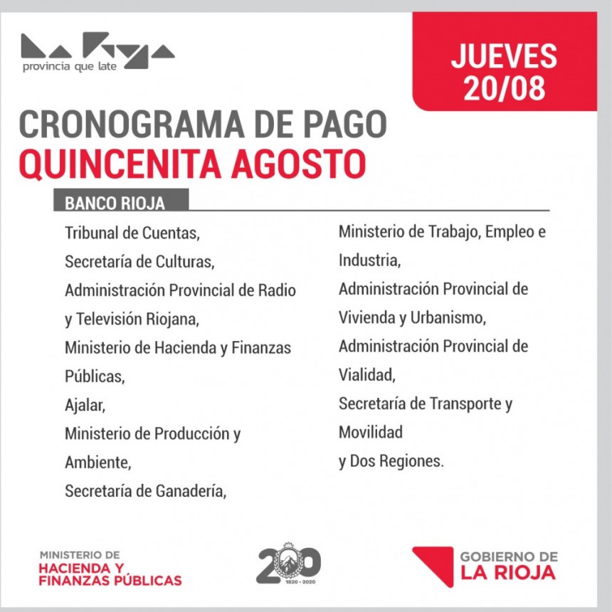 Contin&uacute;a el pago de sueldos en la APP