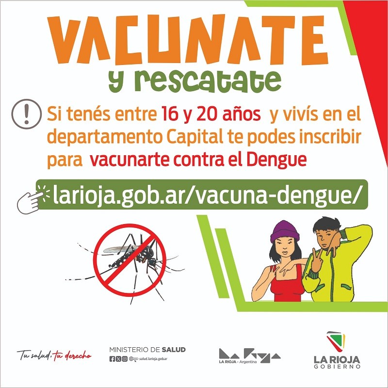 Arranca hoy la campaña de vacunación contra el dengue 