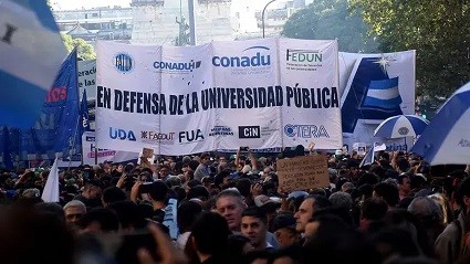 Las universidades nacionales anunciaron nuevas medidas de fuerza