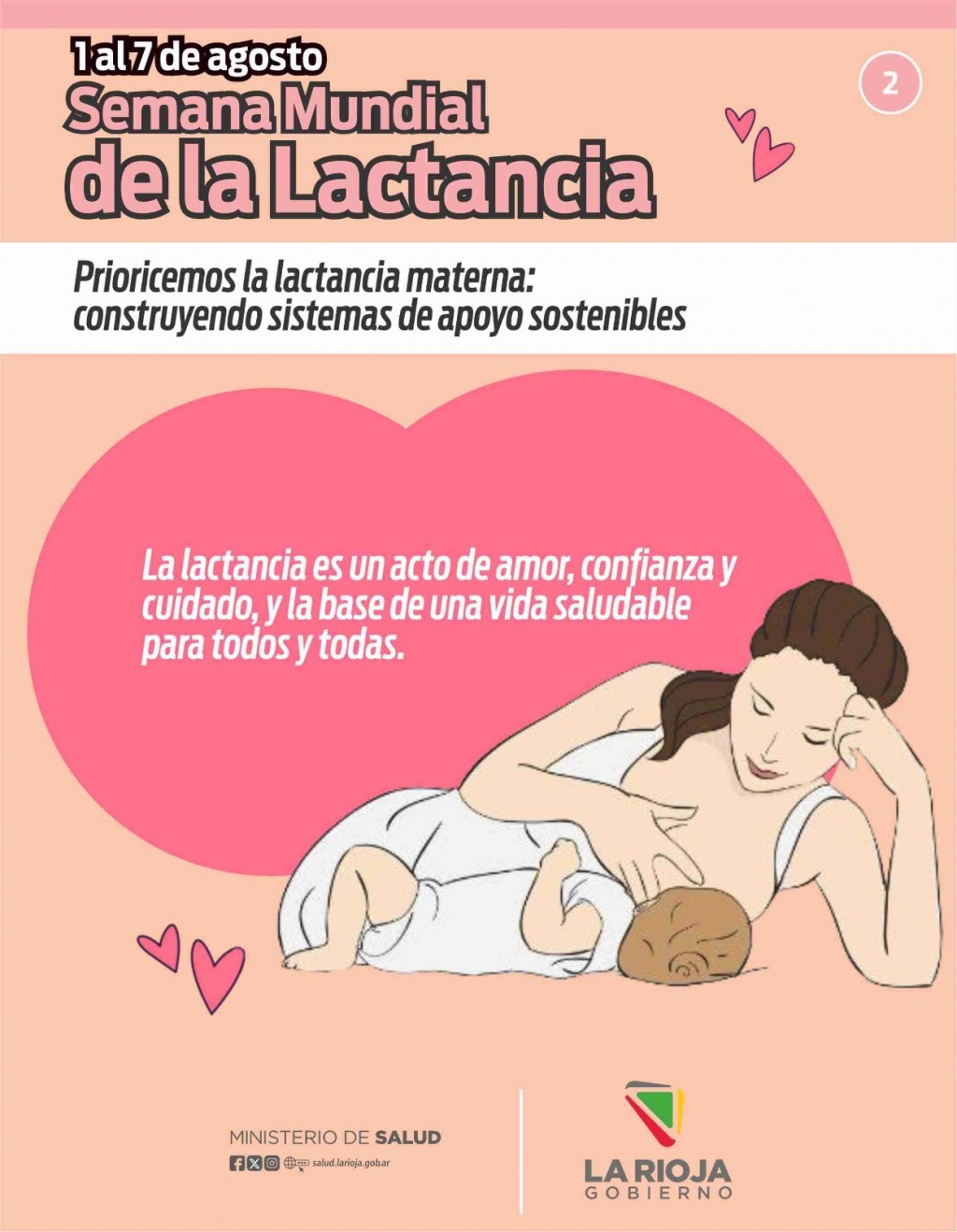 La Semana Mundial de la Lactancia Materna 2025 pone el foco en la salud y la nutrición infantil