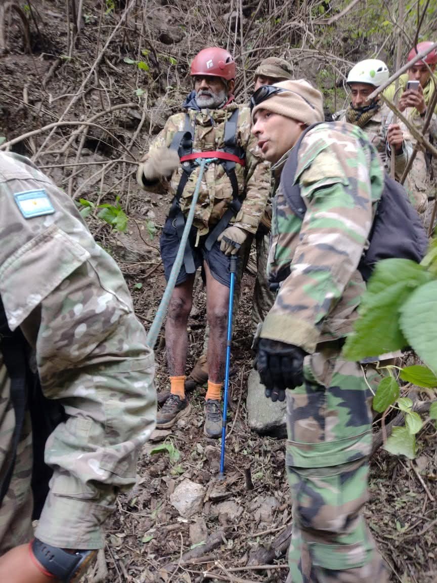 La mejor noticia: José Portugal fue hallado con vida en el cerro tras casi 2 semanas