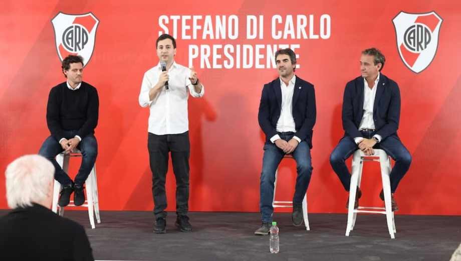 Stefano Di Carlo oficializó su candidatura a presidente de River