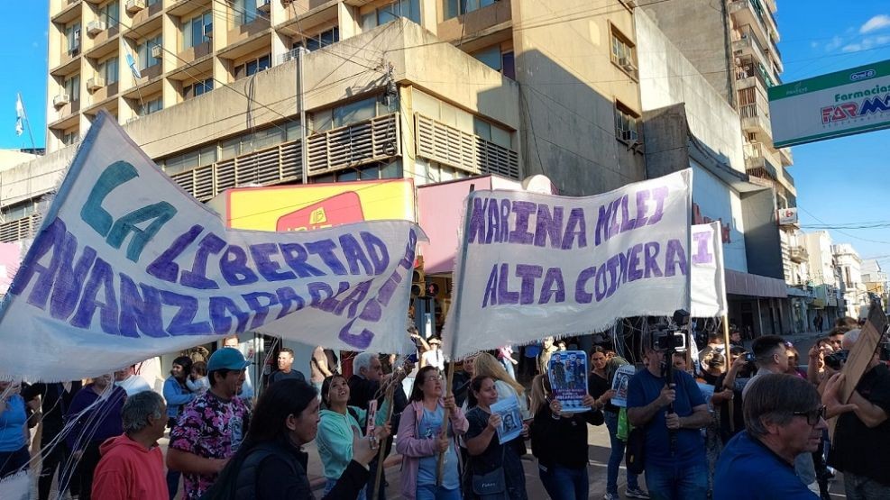 Corrientes: incidentes en la caravana de LLA 