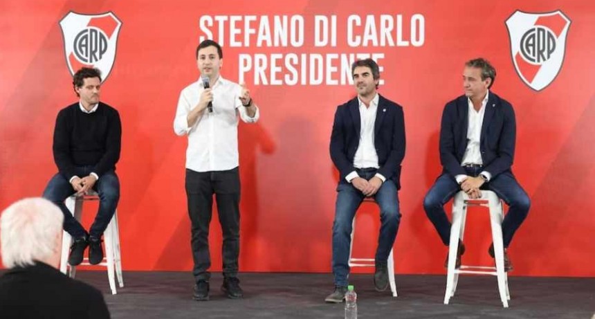 Stefano Di Carlo oficializó su candidatura a presidente de River