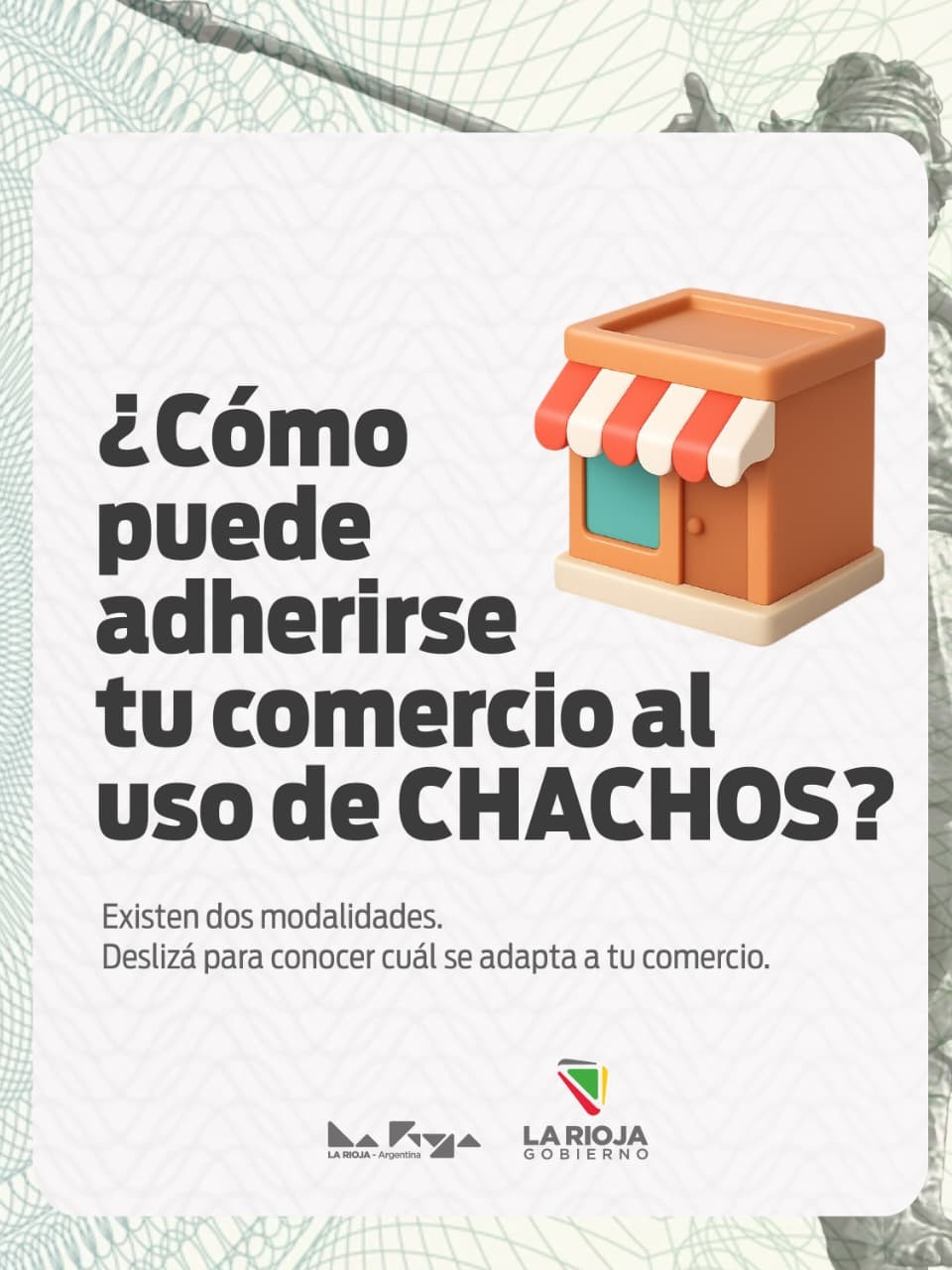 Se informaron los requisitos para que los comercios adhieran al sistema de rescate de Chachos