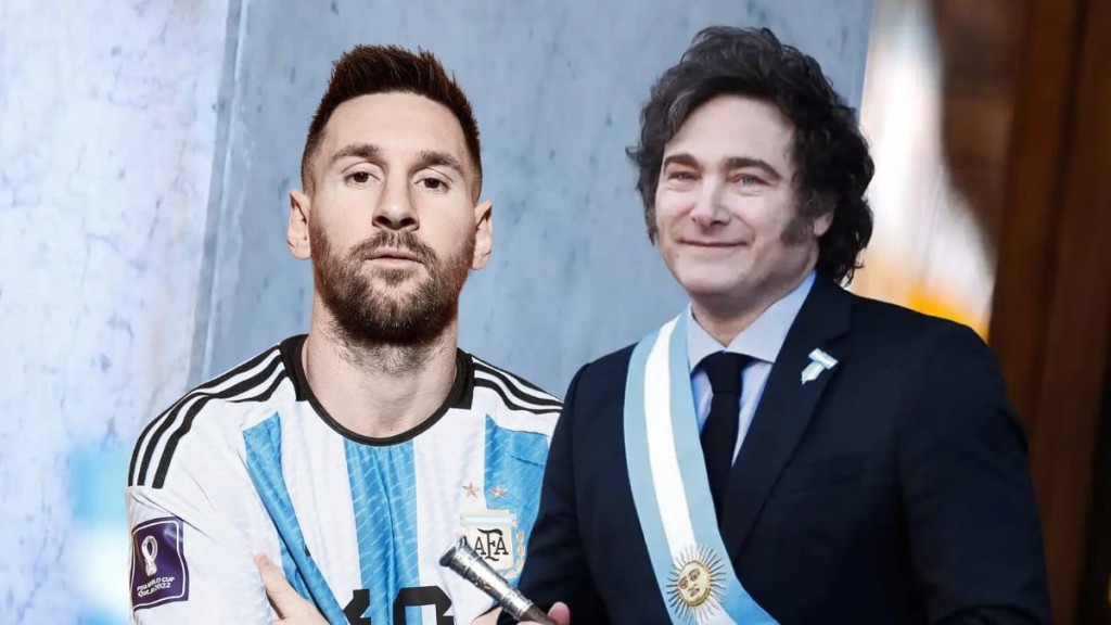 Milei realiz&oacute; un posteo por la muerte del pap&aacute; de Messi y descart&oacute; una movida "anti-Messi"