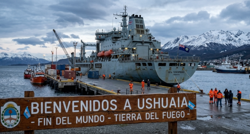 Legisladores nacionales repudian ingreso de buque ingl&eacute;s a Ushuaia