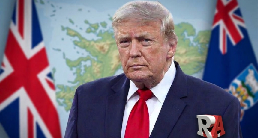 Trump analiza revisar el acuerdo con el Reino Unido por Malvinas