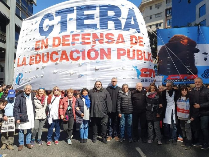 Sonia Alesso y Roberto Baradel fueron reelectos en CTERA