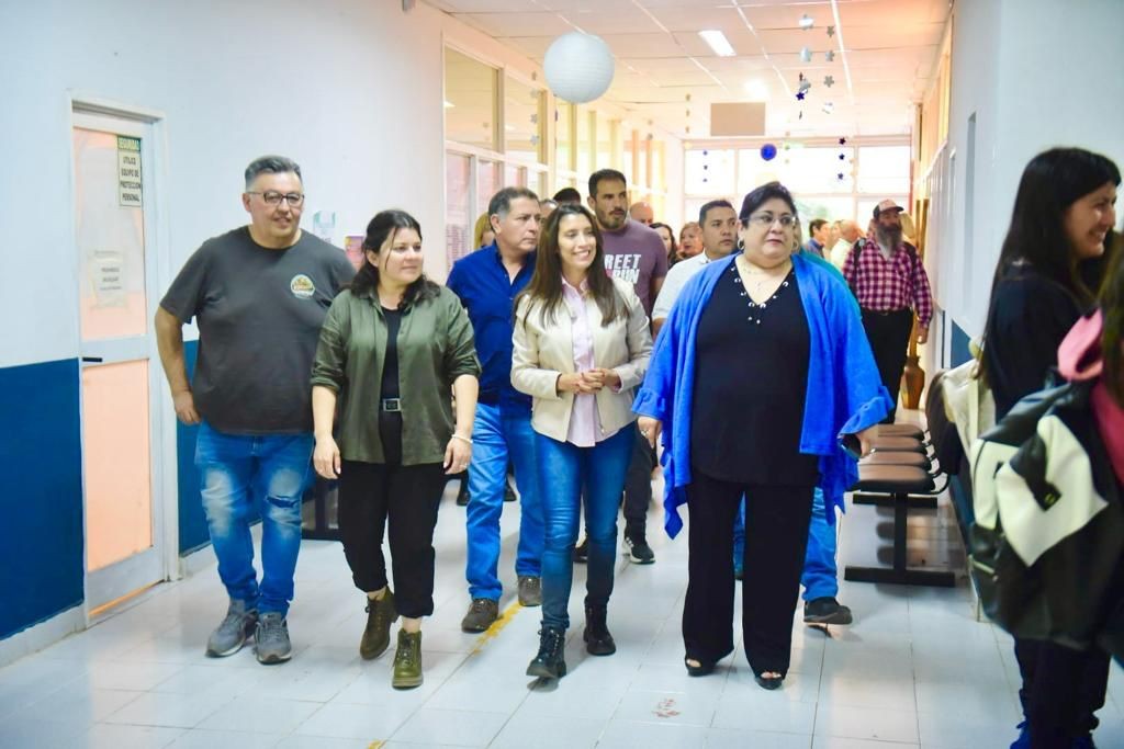 Florencia López visitó la Sede de la UNLaR en Chepes